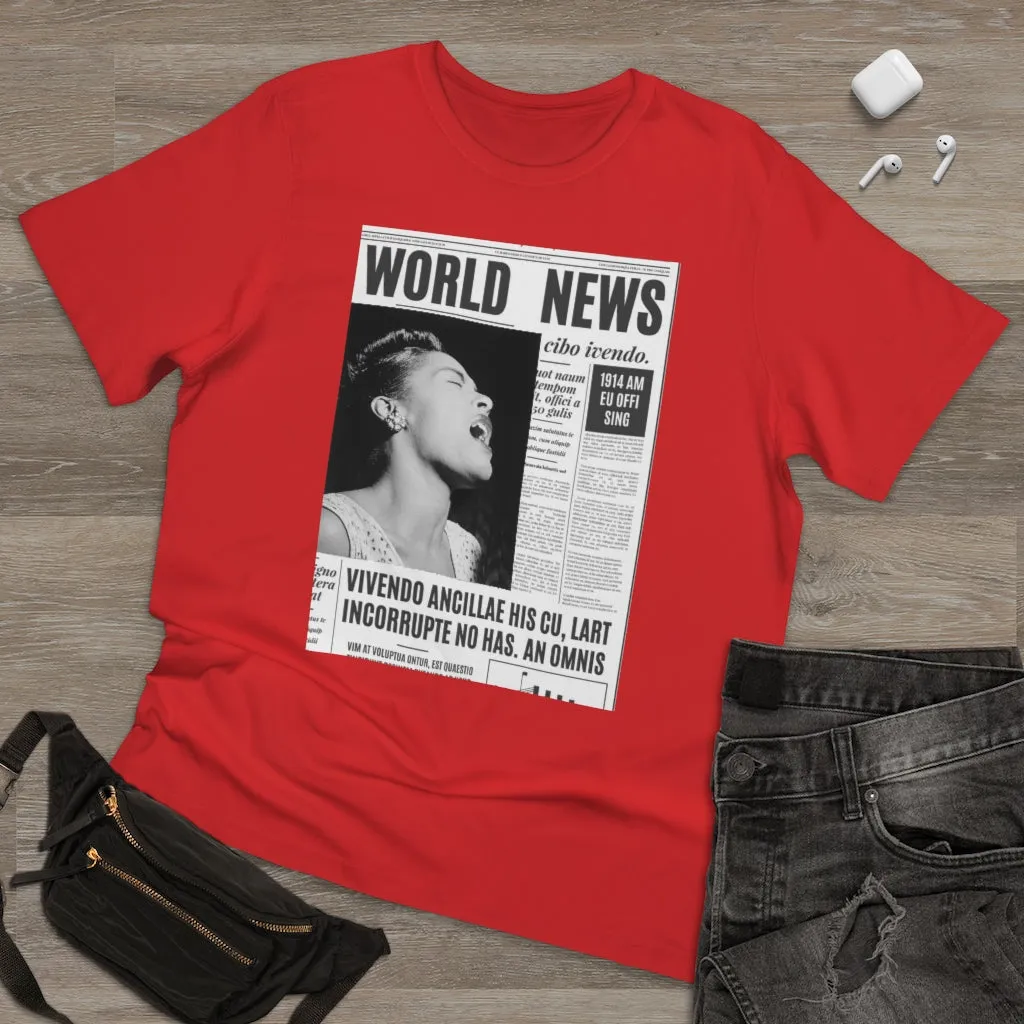 World News BILLIE HOLIDAY Unisex Deluxe T-shirt