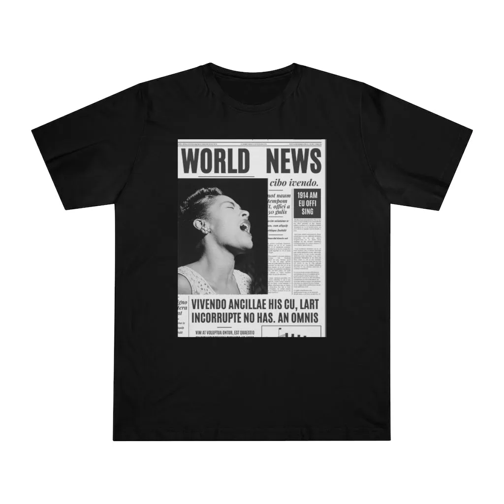 World News BILLIE HOLIDAY Unisex Deluxe T-shirt