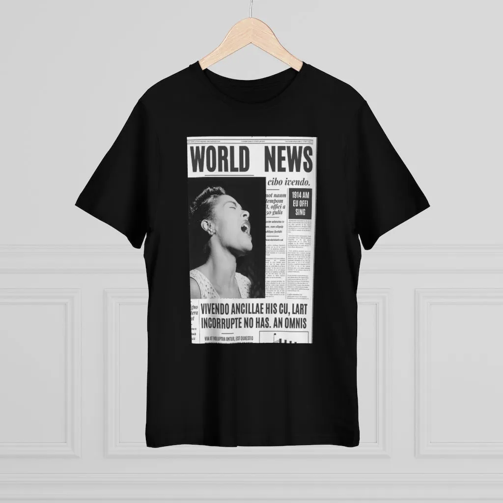 World News BILLIE HOLIDAY Unisex Deluxe T-shirt