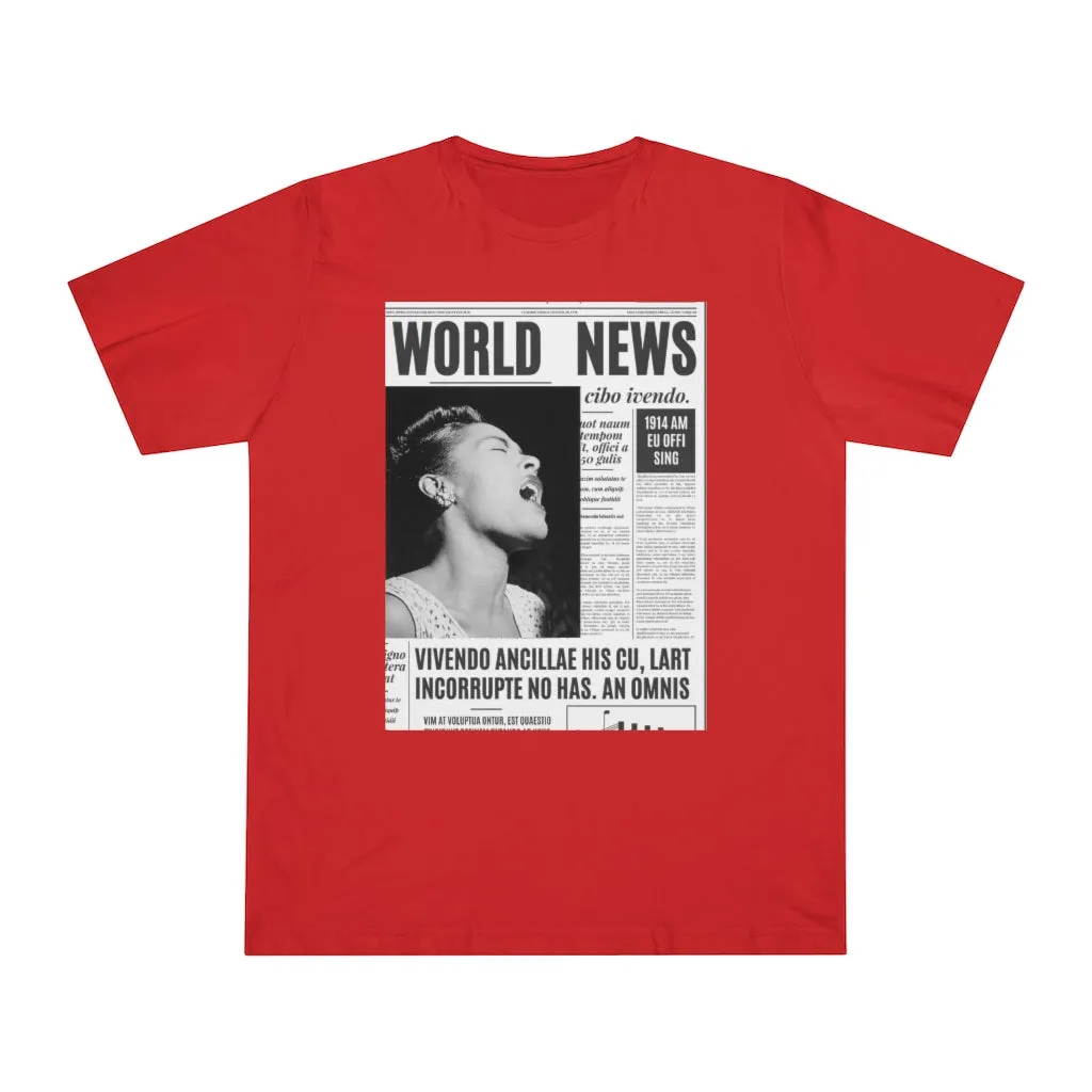 World News BILLIE HOLIDAY Unisex Deluxe T-shirt