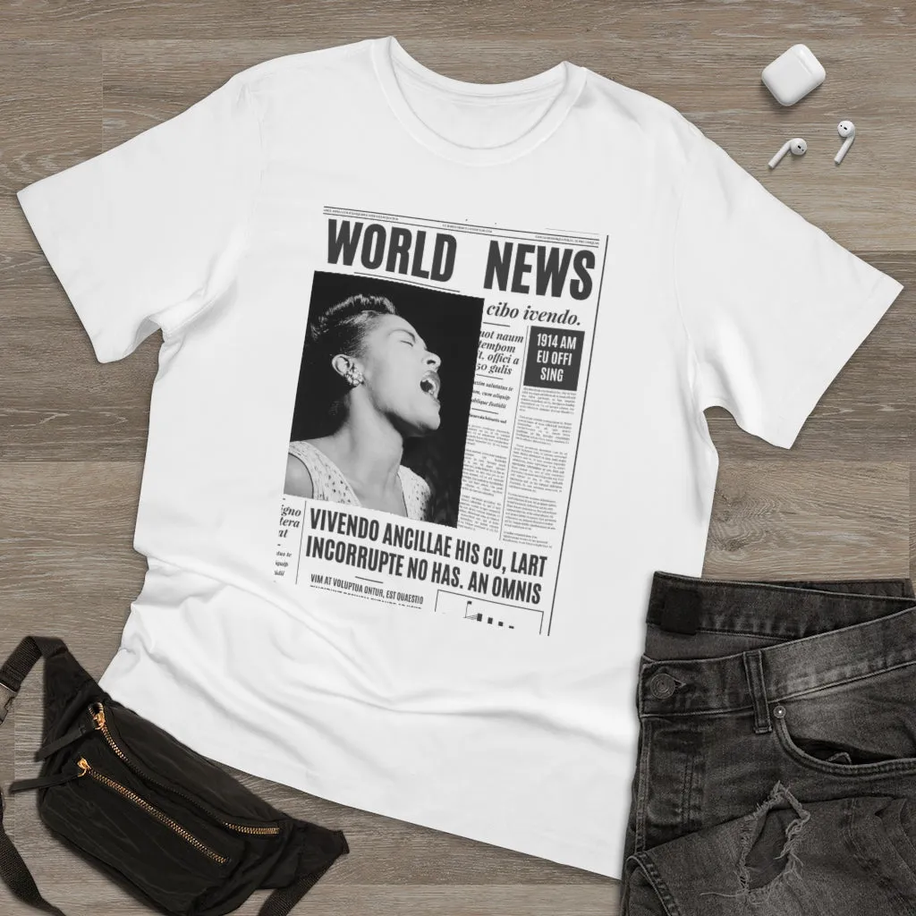 World News BILLIE HOLIDAY Unisex Deluxe T-shirt