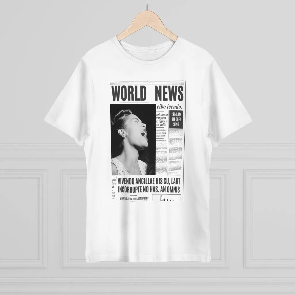 World News BILLIE HOLIDAY Unisex Deluxe T-shirt