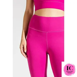 You're Worth It Raspberry Leggings