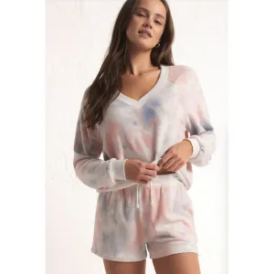 Z Supply Candy Skies Tie Dye Long Sleeve Top