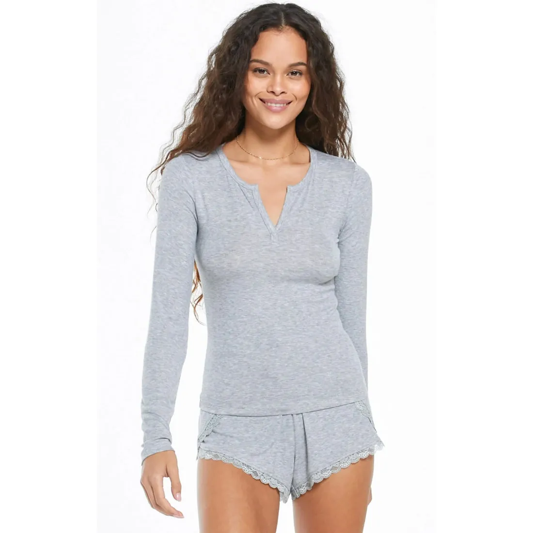 Z Supply Women's Go To Long Sleeve Top