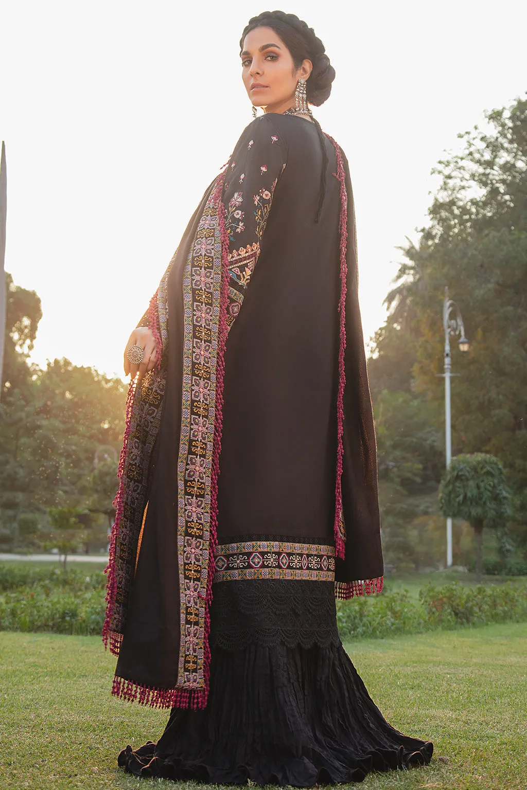Zahira | Afrozeh Sardiyoon Ki Kahani Winter Collection 2021 | Unstitched Embroidered Khaddar Linen Suits