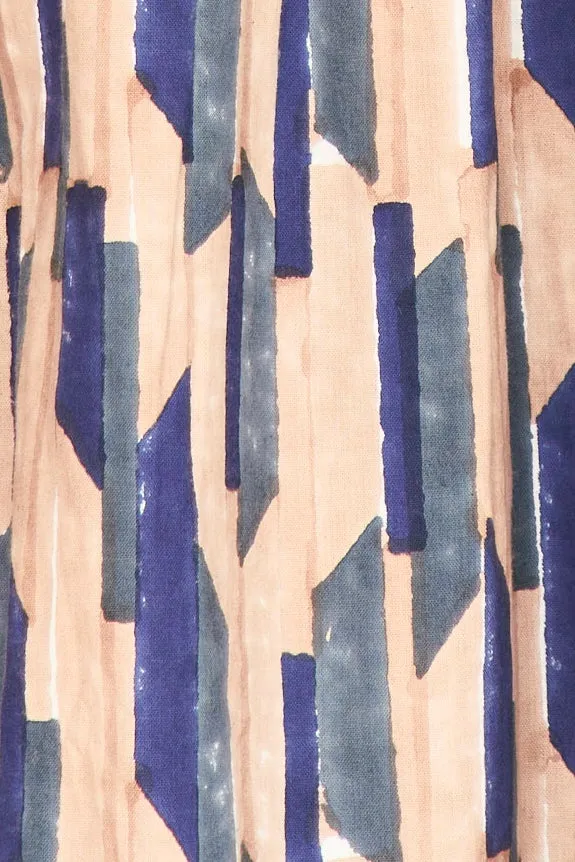 Zuma Dress in Cerulean Rainfall